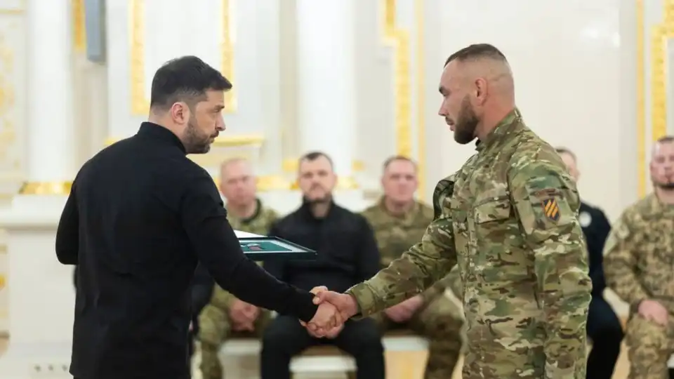 Президент нагородив військового з Кіровоградщини відзнакою “Хрест бойових заслуг”