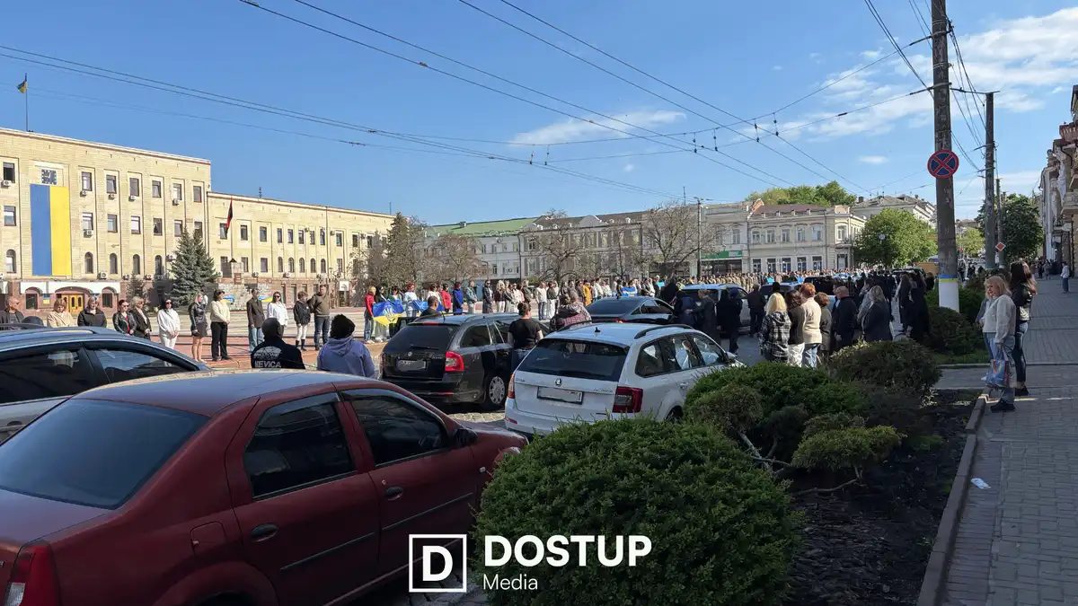 Прощання з військовими у Кропивнциькому