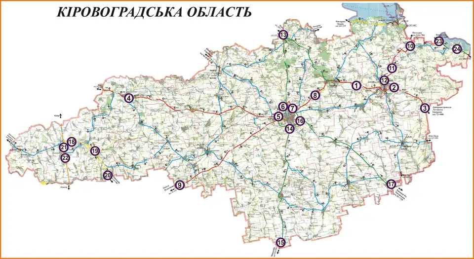 На Кіровоградщині  з 1 червня вступають у дію сезонні обмеження руху (КАРТА)