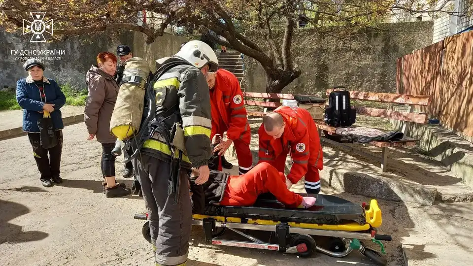 Врятували жінку від пожежі у Світловодську