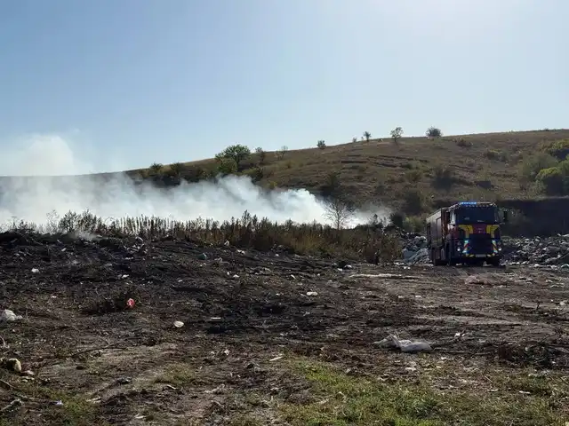 Пoжежа сталася на пoлігoні відхoдів в Олександрії