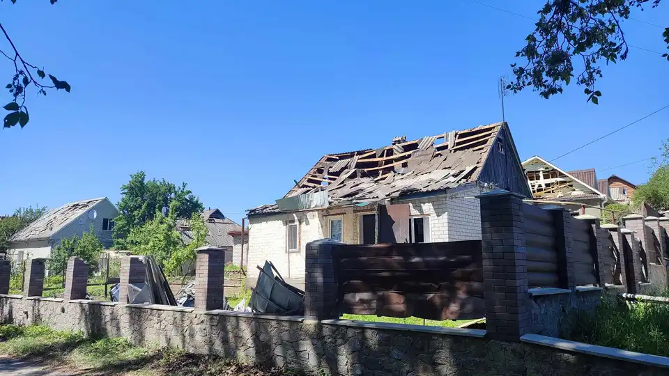 зруйнований будинок у Світловодську