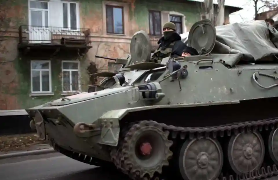 Бойовики «ДНР» на БМП «привітали» захисників Широкиного з Водохрещам, ЗСУ відкрили вогонь на ураження (ВІДЕО)