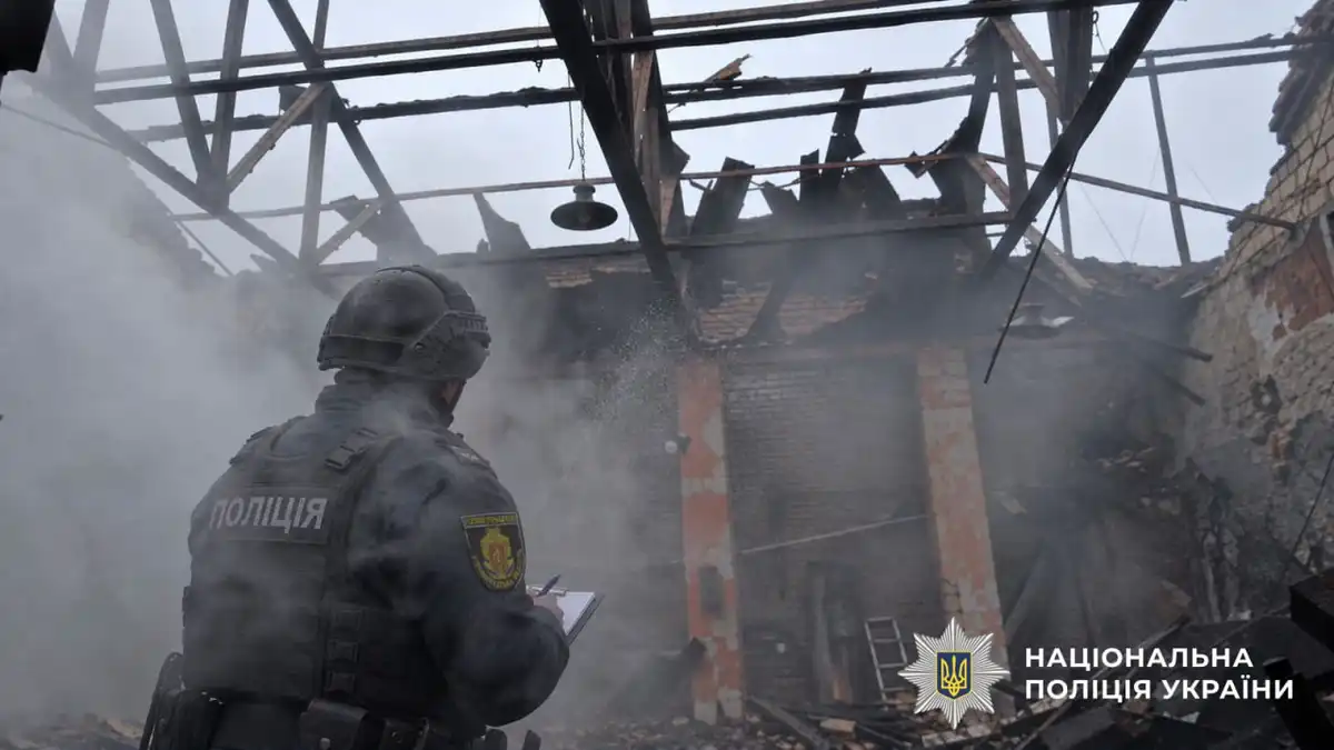 Місце обстрілу у Гайвороні