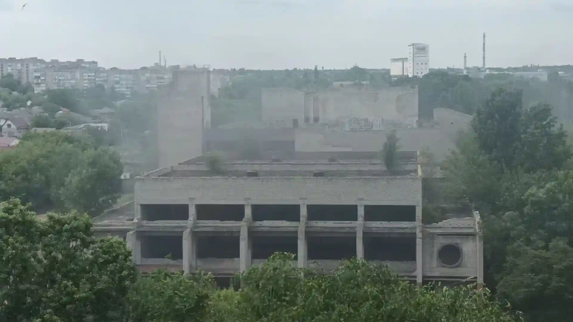 У Кропивницькому сталася пожежа в недобуді на вулиці Шульгиних