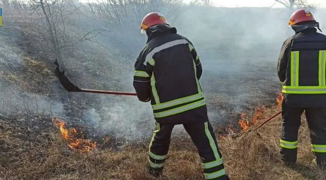 Протягом доби на Кіровоградщині сталося понад 40 пожеж трави та сміття фото 1