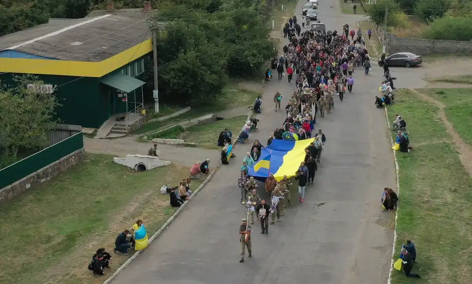 з військовим попрощались у селі Хащувате Кіровоградської області