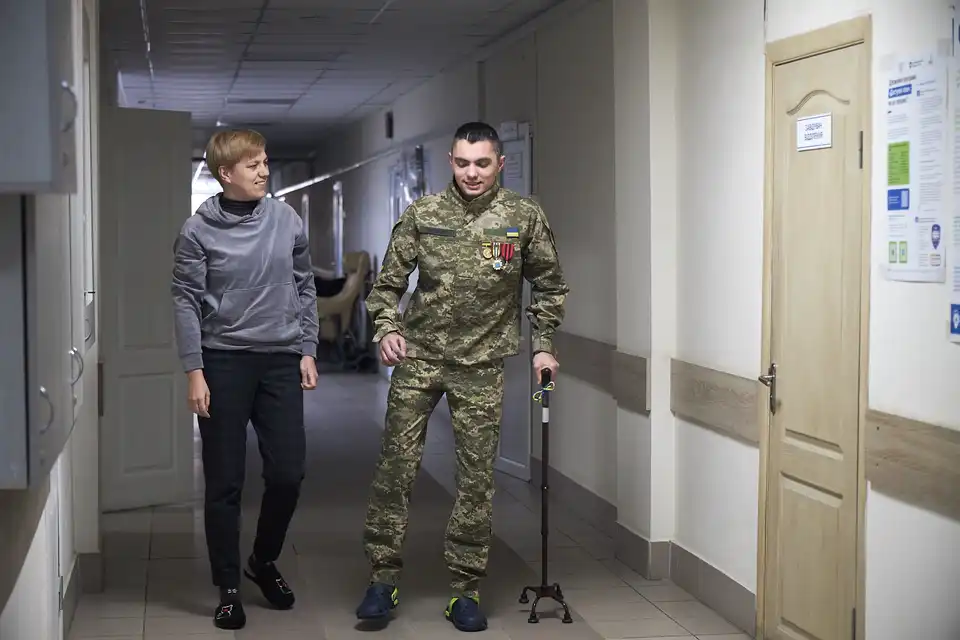 Олександр Циганенко з матір'ю