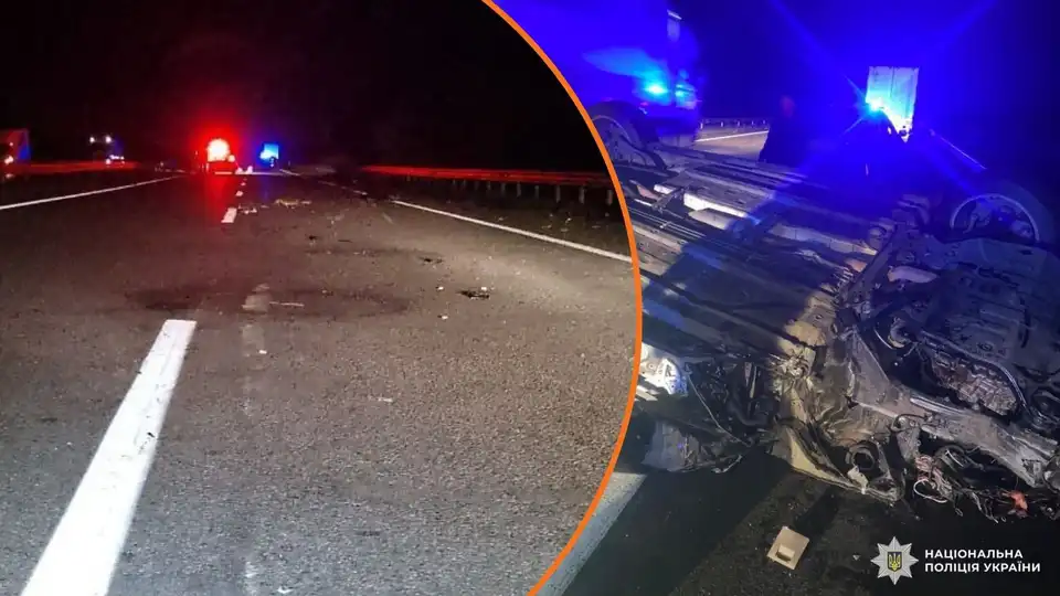 Легковик зіткнувся з вантажівкою на трасі: на Кіровоградщині сталася смертельна аварія