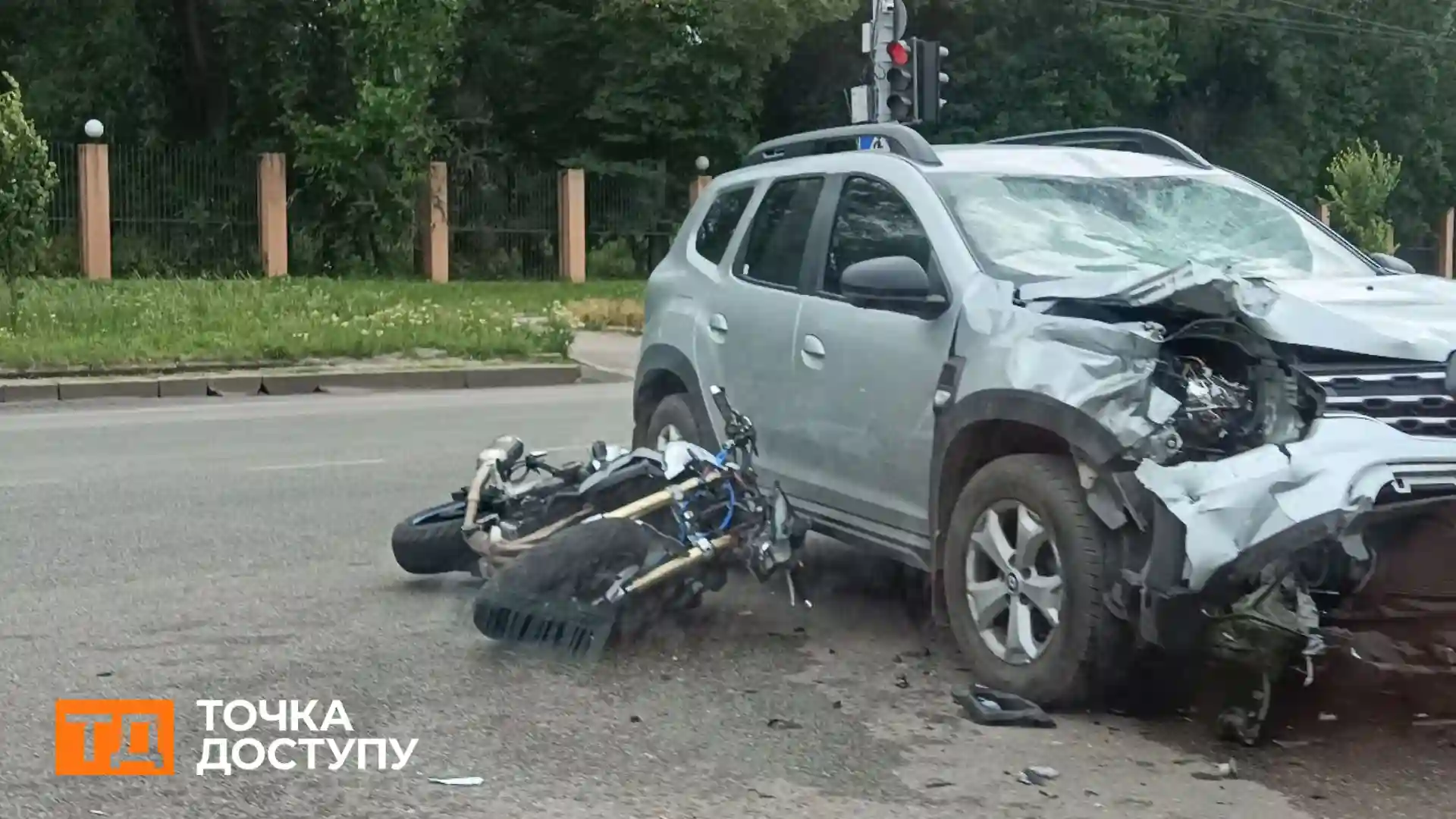 Внаслідок ДТП у Кропивницькому травмувався мотоцикліст