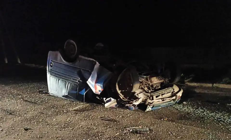 На Кіровоградщині внаслідок ДТП перекинувся "Москвич" (ФОТО)