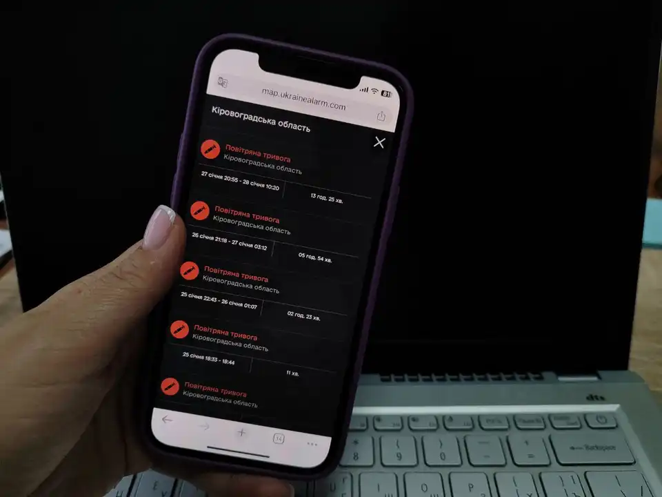 повітряна тривога на Кіровоградщині