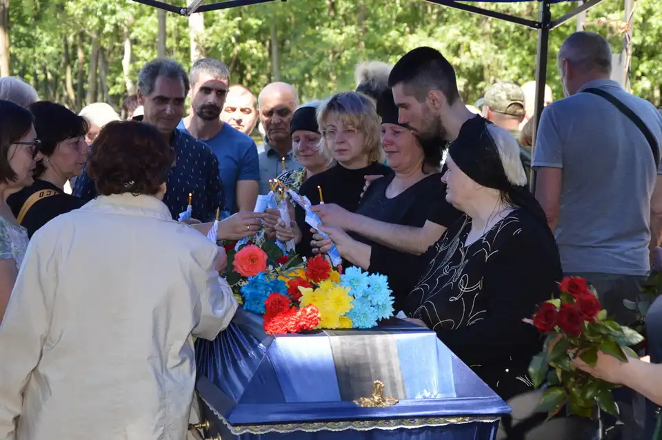 Прощання з військовими в Кропивницькому