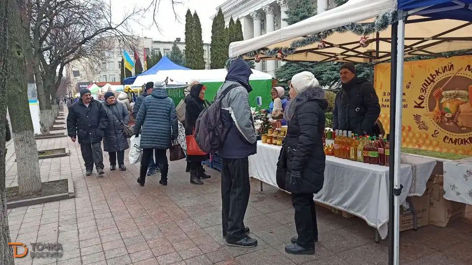 ярмарок у Кропивницькому перед Різдвом