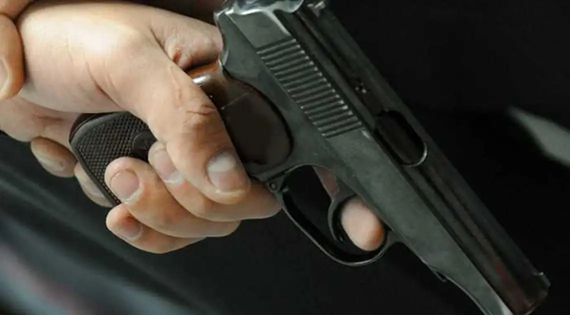У Кропивницькому затримали чоловіка, який йшов у центрі міста зі зброєю в руках фото 1