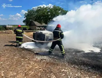 пожежа вантажівки