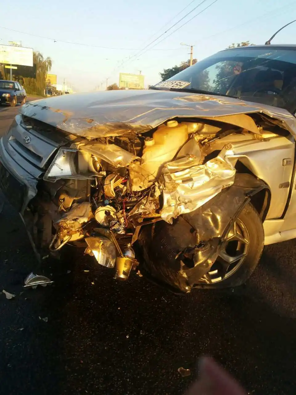 У Кропивницькому ВAЗ протаранив «Хюндaй» та «Opel» (ФОТО)