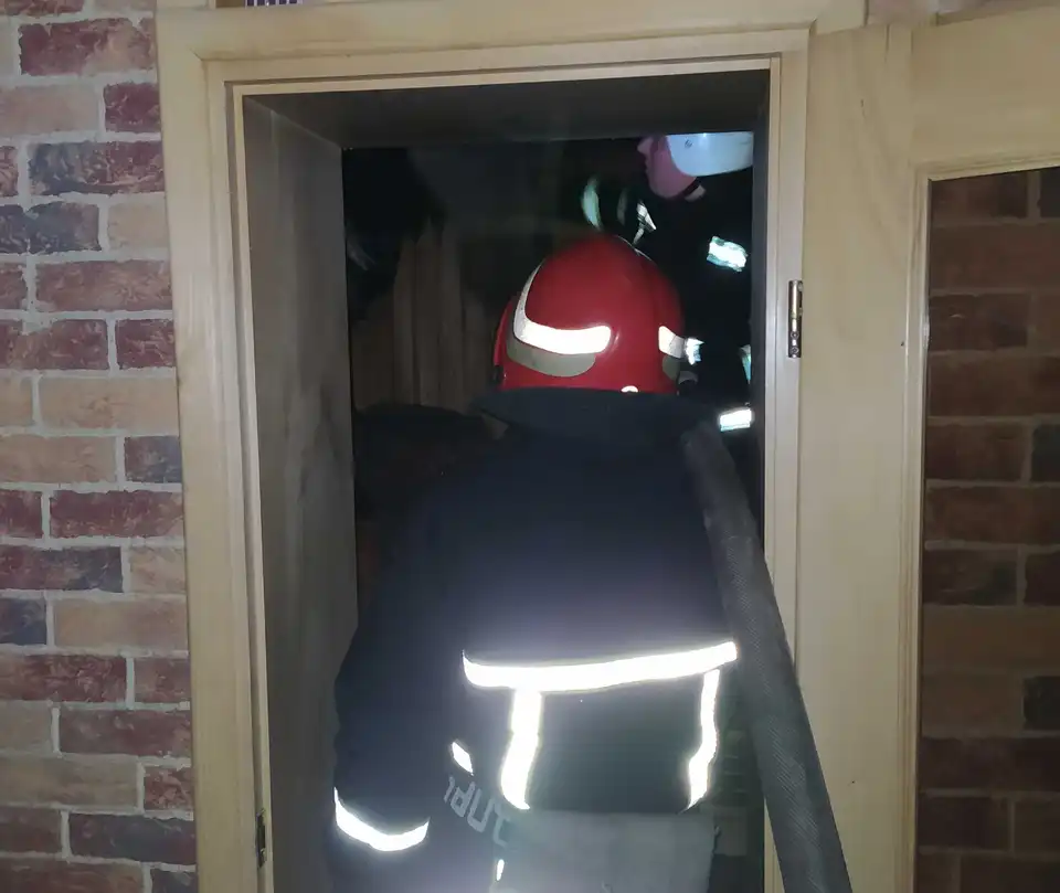 У Кропивницькому горіла лазня (ФОТО)