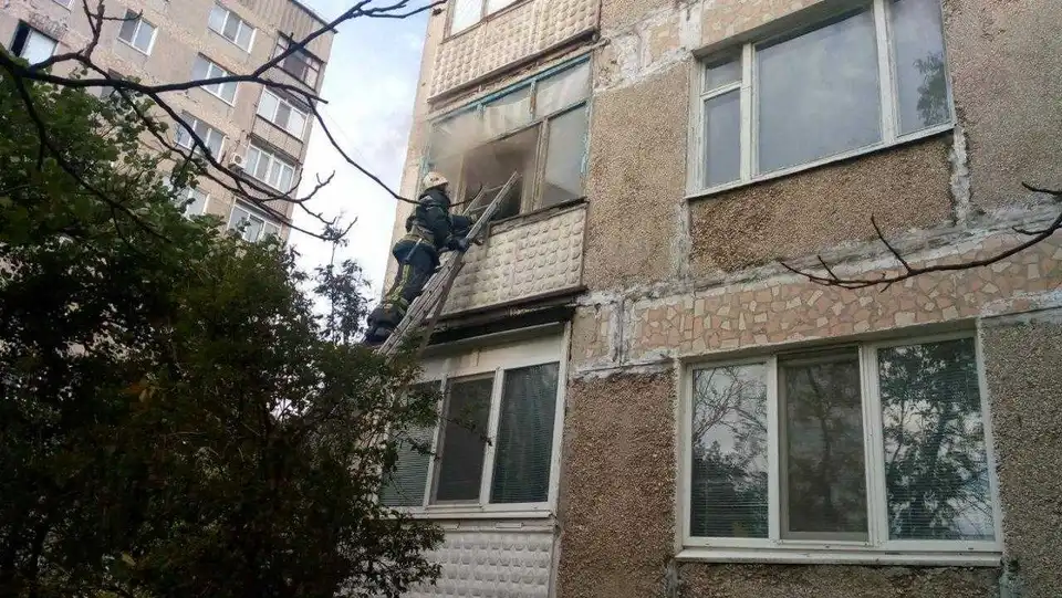 На Кіpовогpадщині під час пожежі вpятували чоловіка (ФОТО)