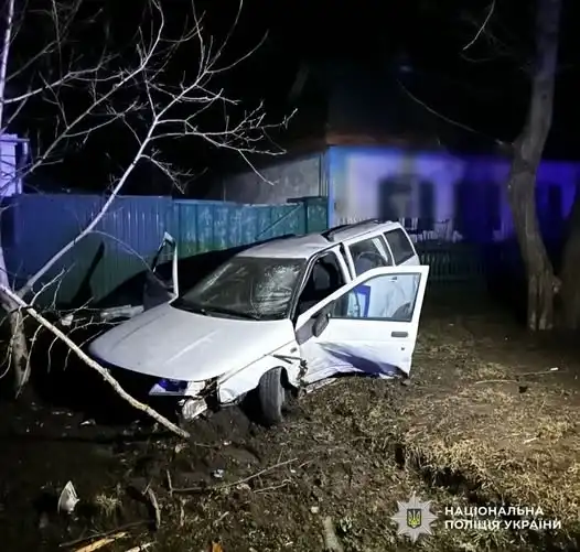 ДТП сталася у Новомиргороді: водій в'їхав у дерево