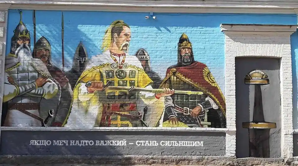 На території 3-го полку спецпризначення в Кропивницькому з’явився мурал (ФОТО)