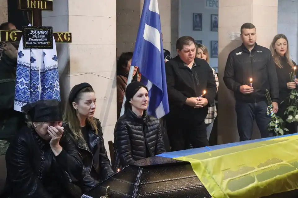 прощання з військовим у Світловодську