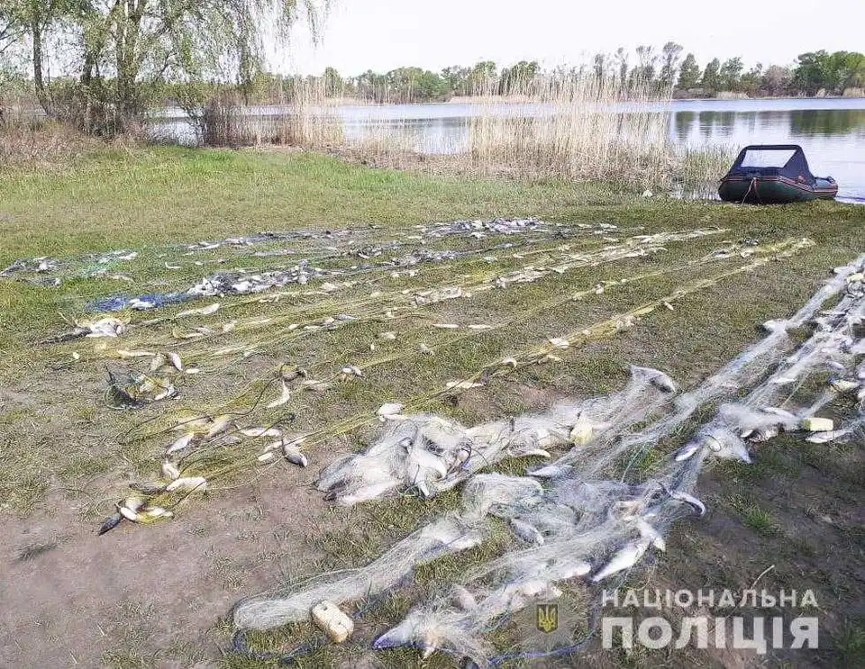 На Кіровоградщині вилучили понад 125 кг незаконно виловленої риби (ФОТО)