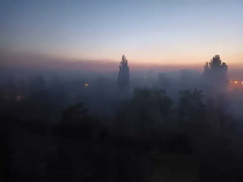 У Світловодську горіло сміттєзвалище: підозрюють підпал (ФОТО)