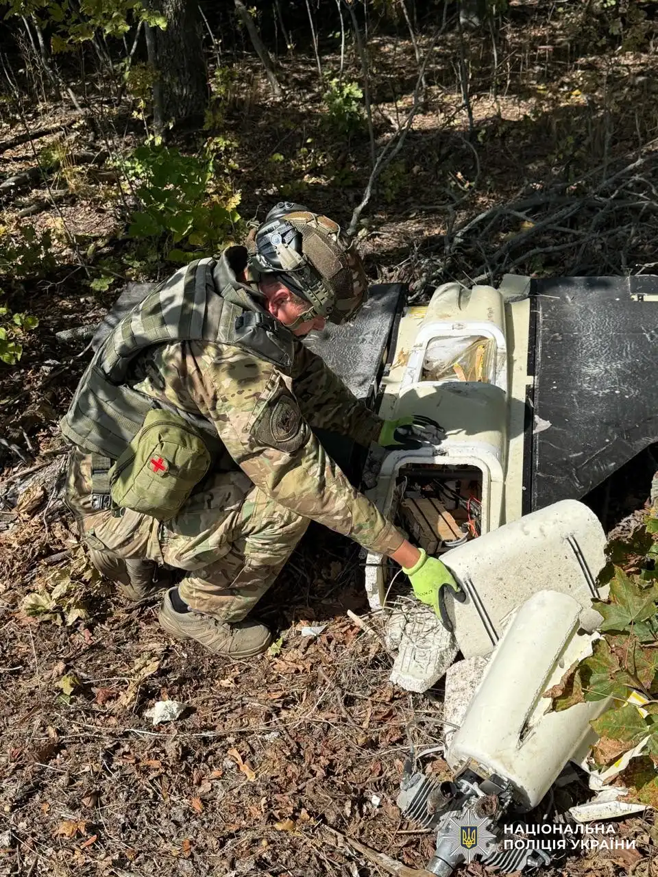 Знищення бойової частини дрона на Кіровоградщині: подробиці