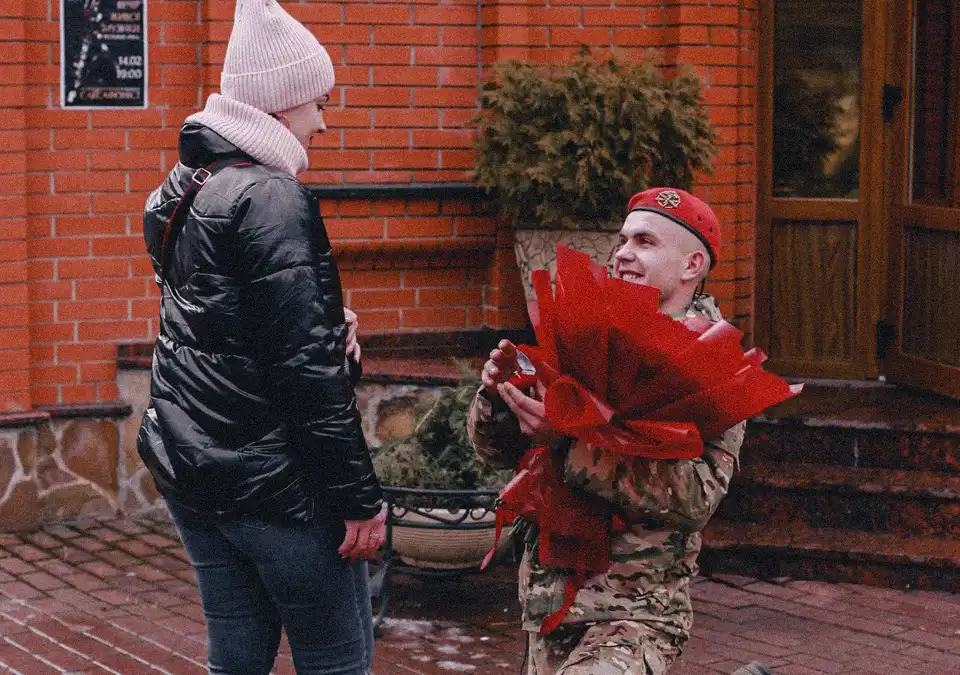 освідчився військовий