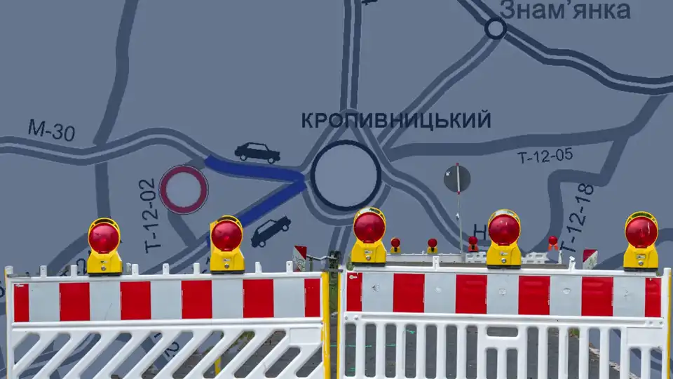 Через ремонт на дорозі неподалік Кропивницького перекрили рух транспорту: як об’їхати