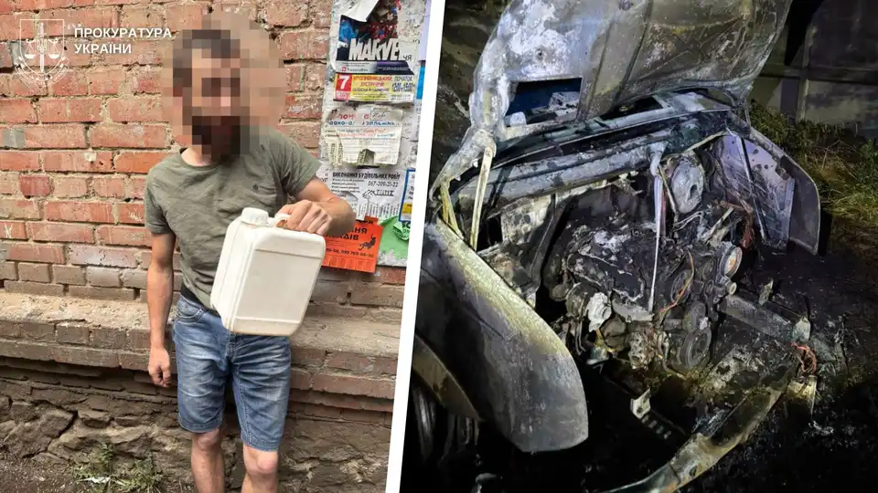 Підпалив мікроавтобус за гроші: 30-річному чоловіку повідомили про підозру в Кропивницькому фото 1