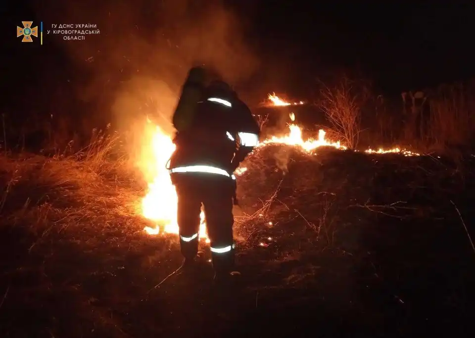 На Кіровоградщині протягом доби сталось 15 пожеж (ФОТО)