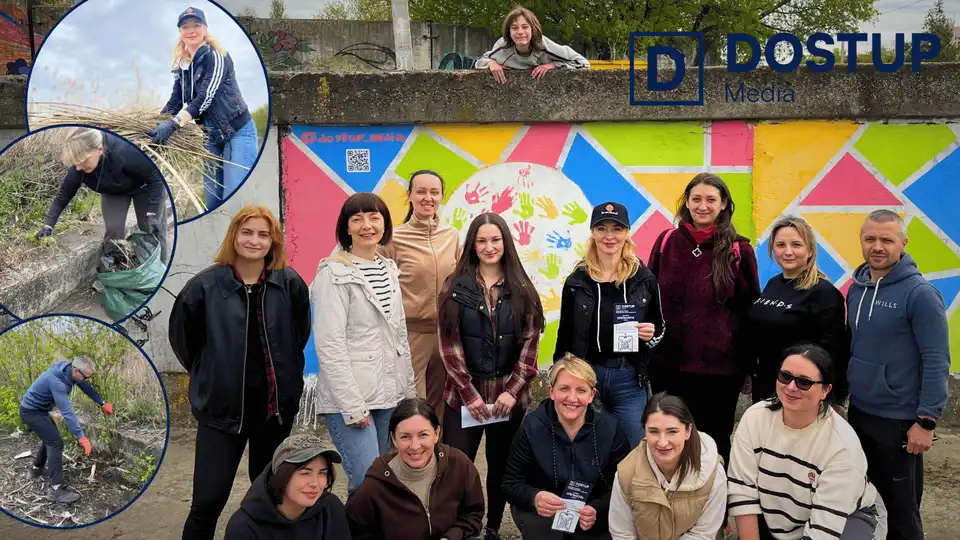 У Кропивницькому команда “Доступ. Медіа” організувала весняну толоку в парку "Козачий острів"