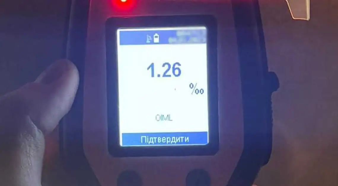 У Кропивницькому затримали п’яного водія, який вночі катався містом фото 1
