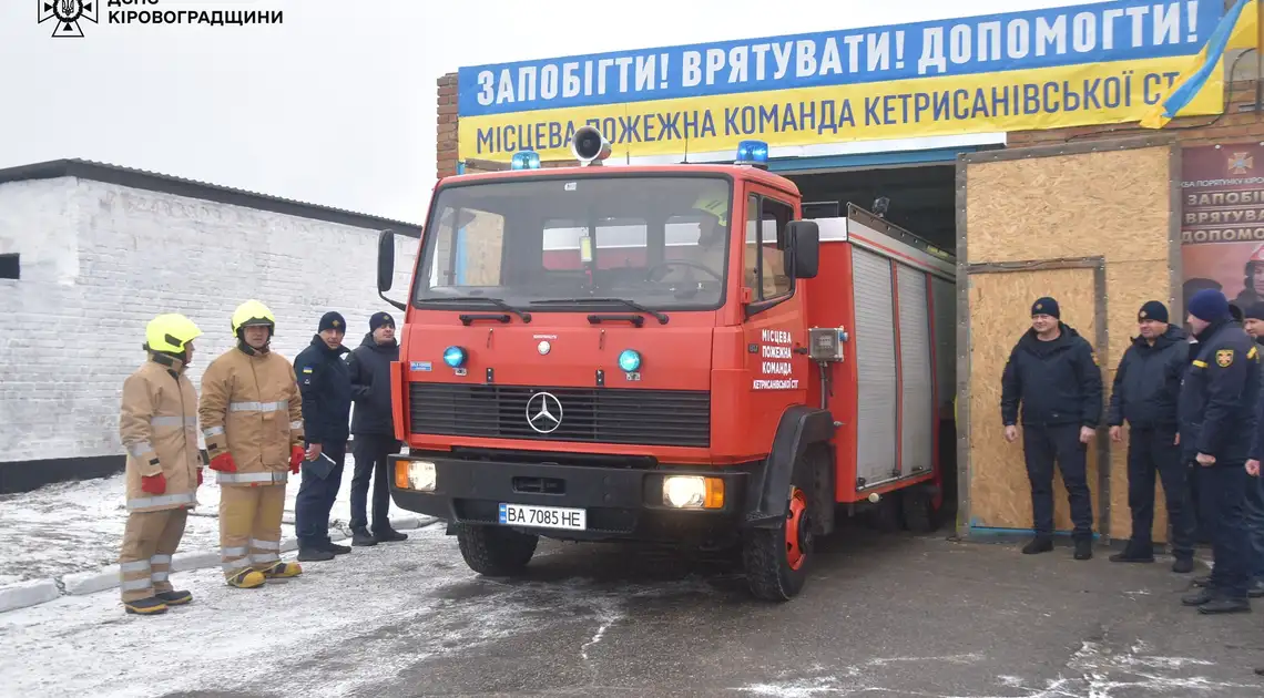 підрозділ пожежної охорони відкрили у Кетрисанівці