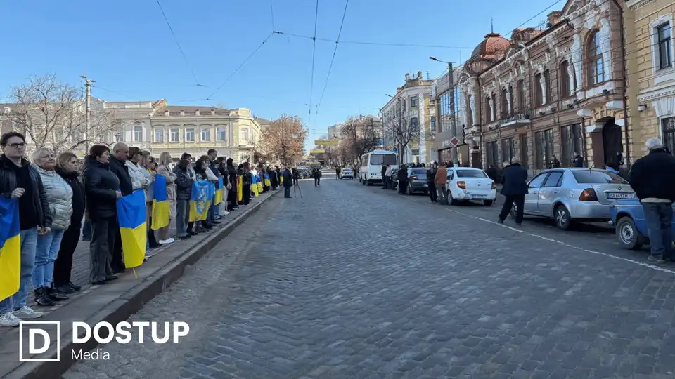 Прощання з військовими у центрі Кропивницького