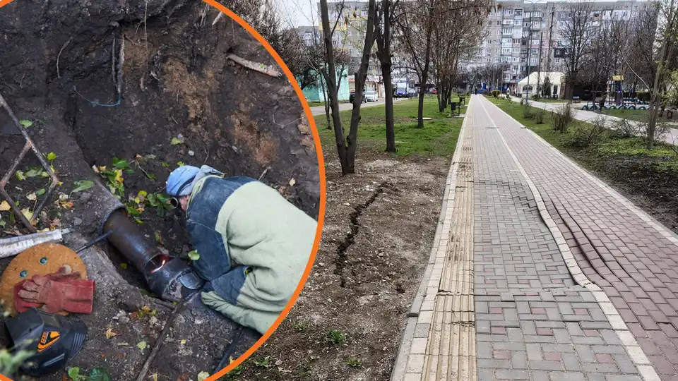 руйнується алея
