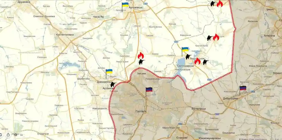 Українські бійці на Світлодарській дузі відтіснили бойовиків та зайняли нові позиції
