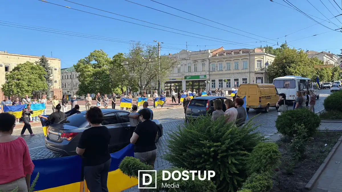 Прощання з військовими у Кропивнциькому