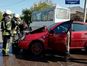 У Кропивницькому п'яний водій врізався в маршрутку (ФОТО) фото 1