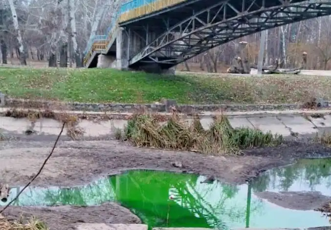 зелена вода