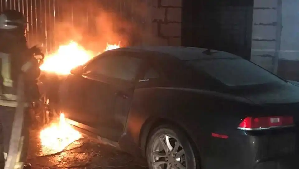 У Кропивницькому горіла автівка (ФОТО)