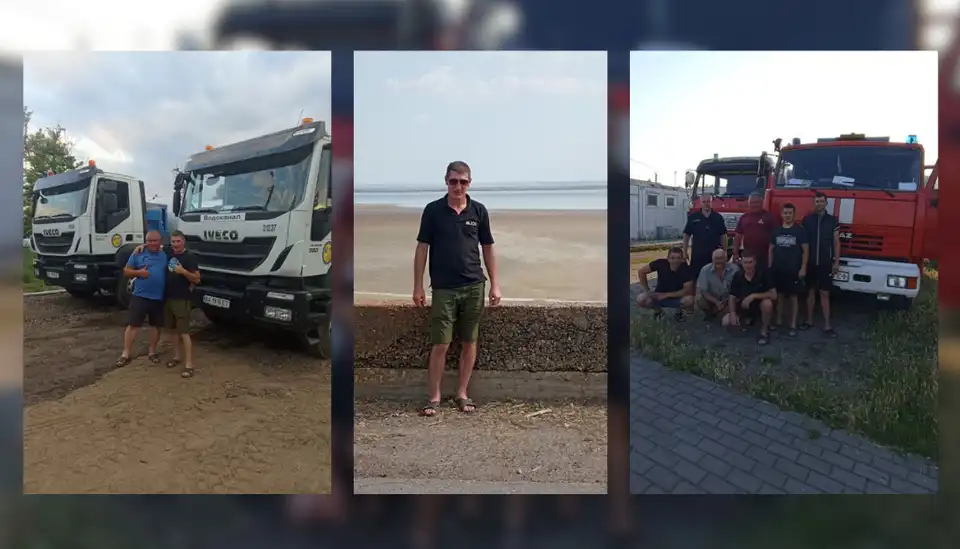 Андрій Бондаренко, водій кропивницького водоканалу, розвозив питну воду протягом 11 днів у садки, школи і лікарні в Нікополі