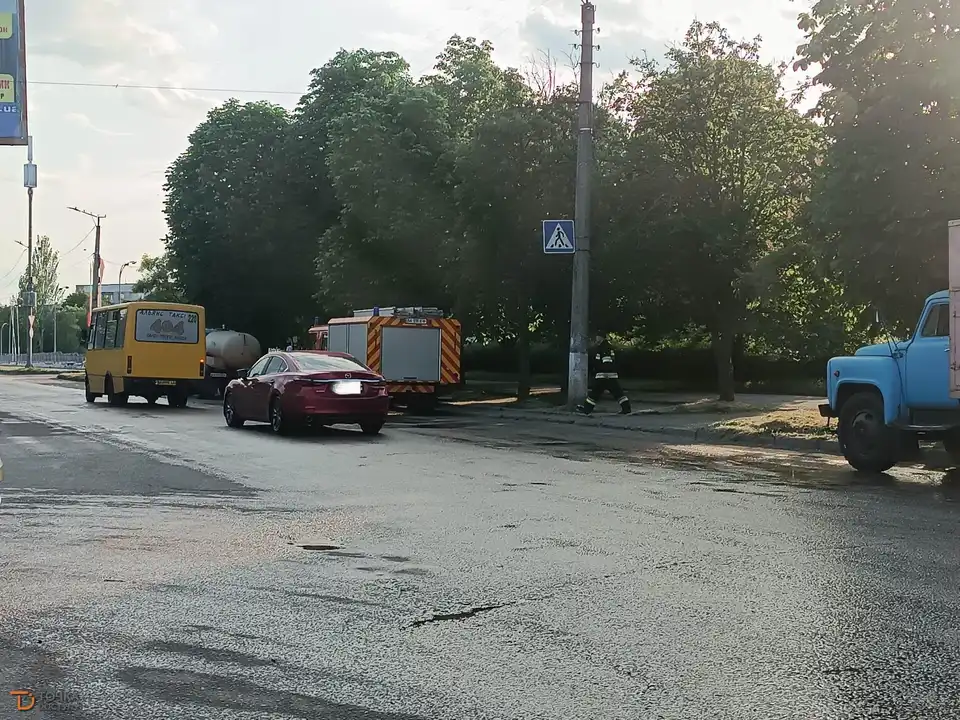 порив на водогоні