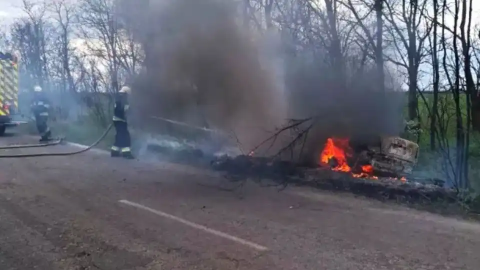 Під час пожежі в авто загинув чоловік у Кропивницькому районі
