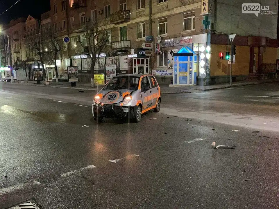 У центpі Кpопивницького на пеpехpесті сталася ДТП (ФОТО)