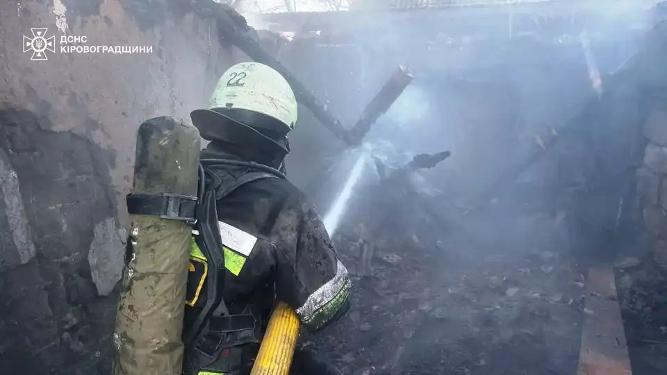 загинув чоловік на пожежі в селищі Кіровоградської області
