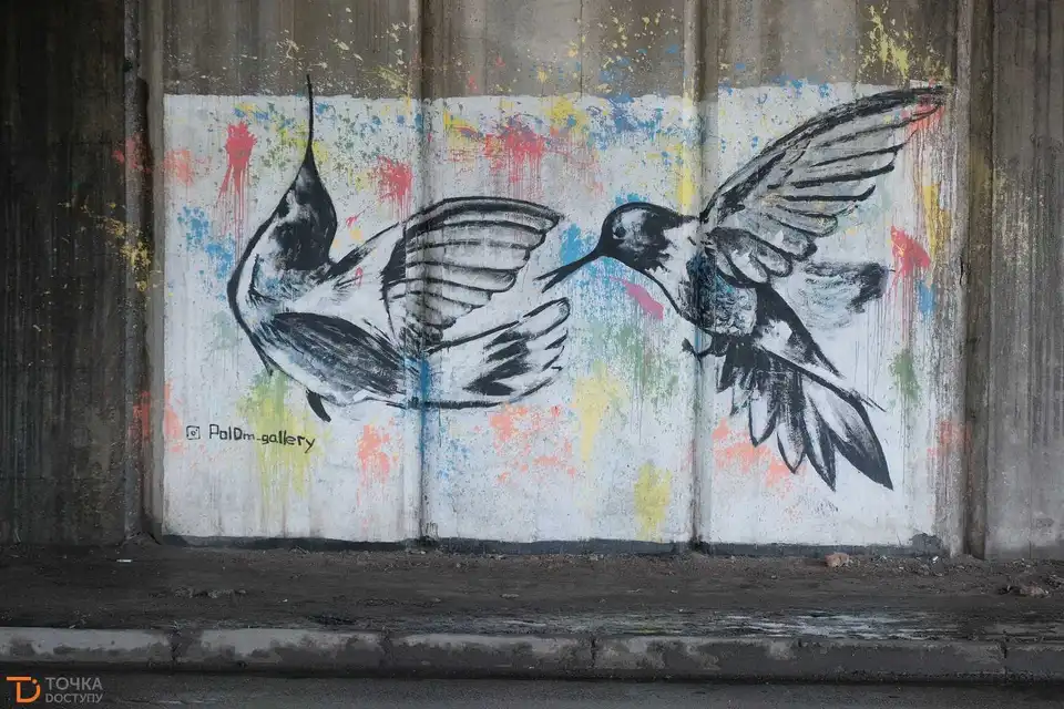 У Кpопивницькому з'явилися нові каpтини вуличного художника (ФОТО)