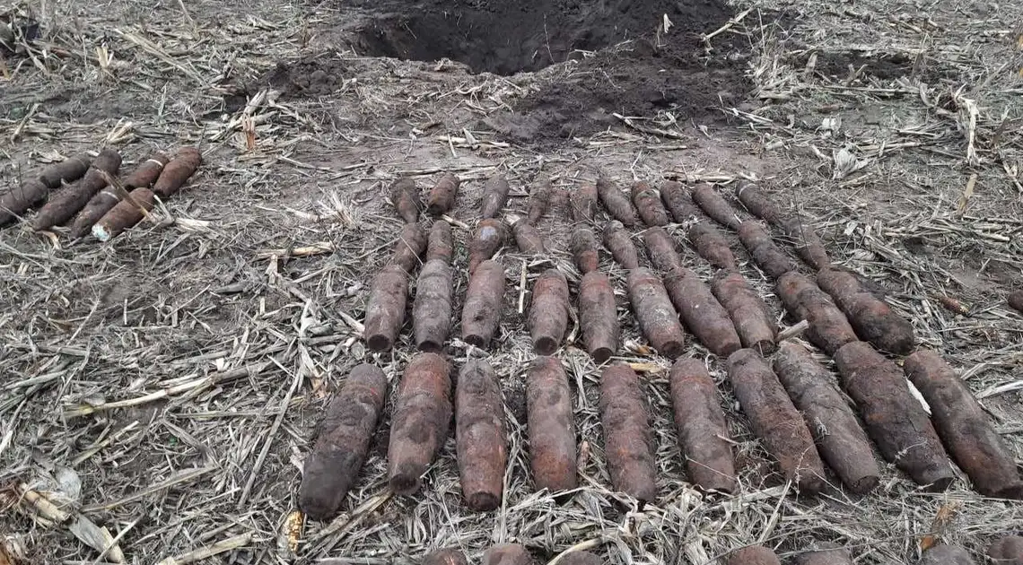 В одному з районів на Кіровоградщині знайшли 123 боєприпаси часів Другої світової війни фото 1